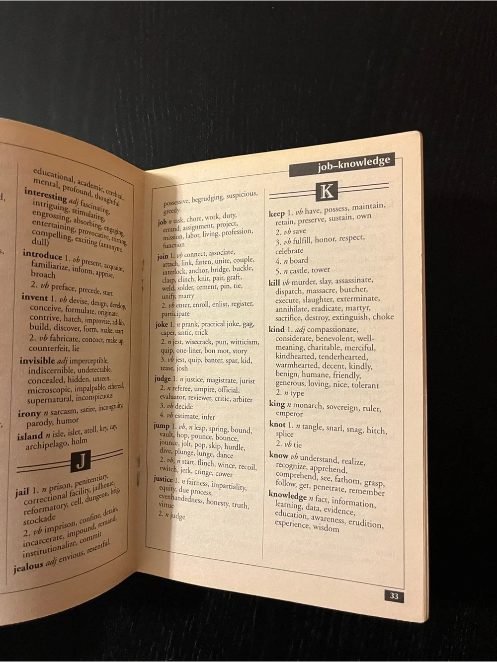 Scholastic Pocket Thesaurus Special Abridged Edition Paperback Book